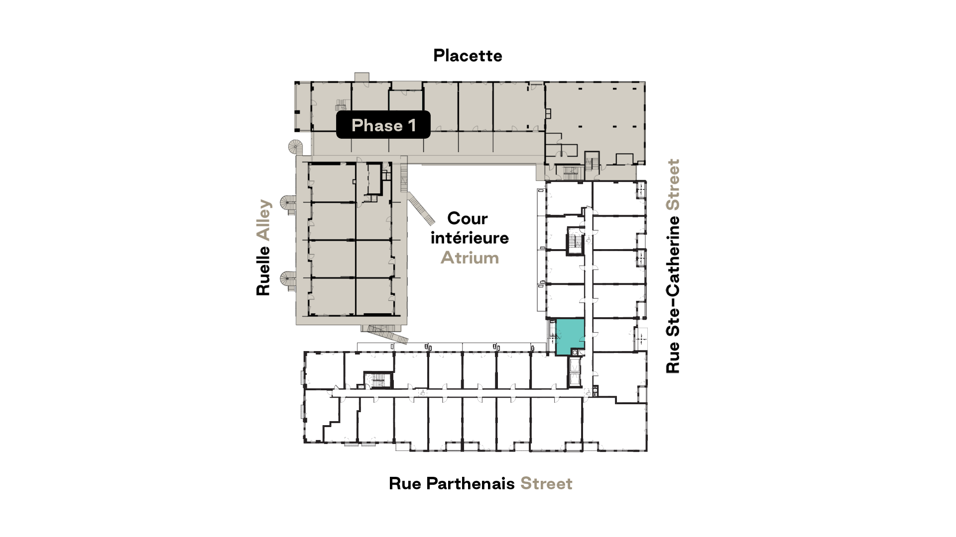 Prével's Esplanade Cartier B11 model unit floorplan