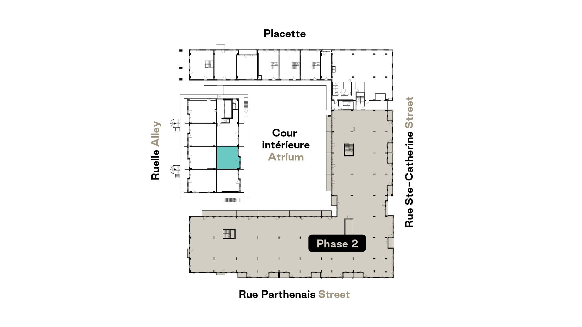 Prével's Esplanade Cartier B2 model unit floor plan