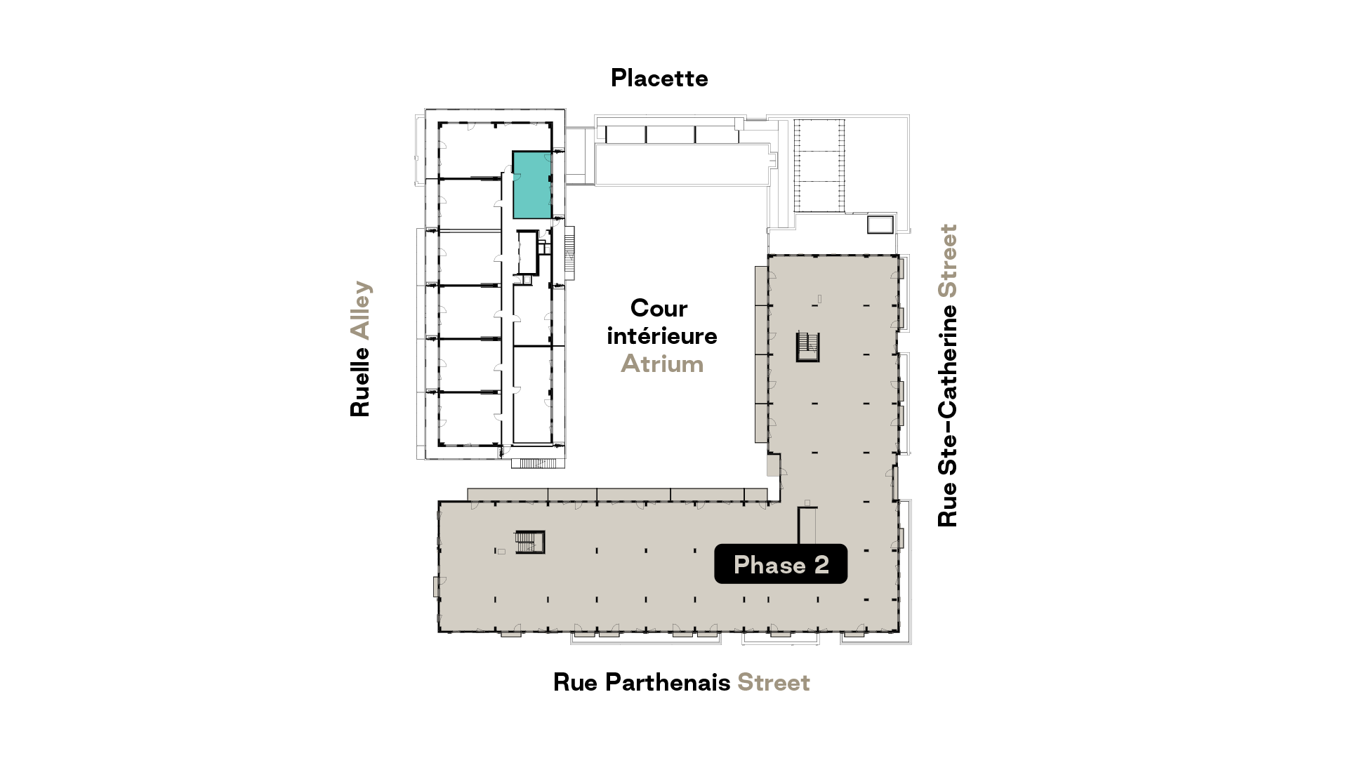 Prével's Esplanade Cartier B3A model unit floor plan