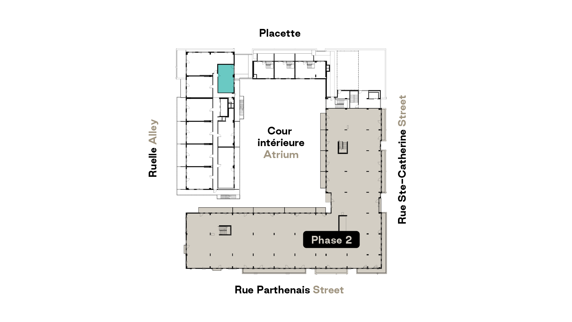 Prével's Esplanade Cartier B3B model unit floor plan