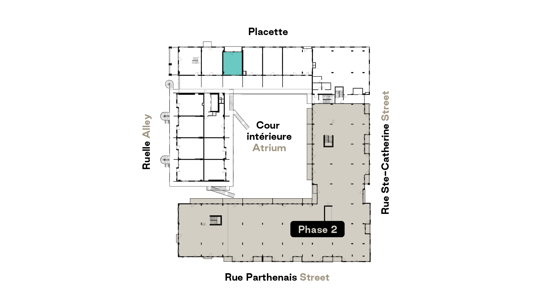 Prével's Esplanade Cartier B4B model unit floor plan