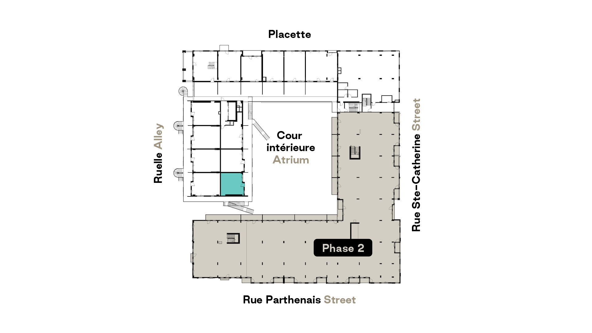 Prével's Esplanade Cartier B5 model unit floor plan