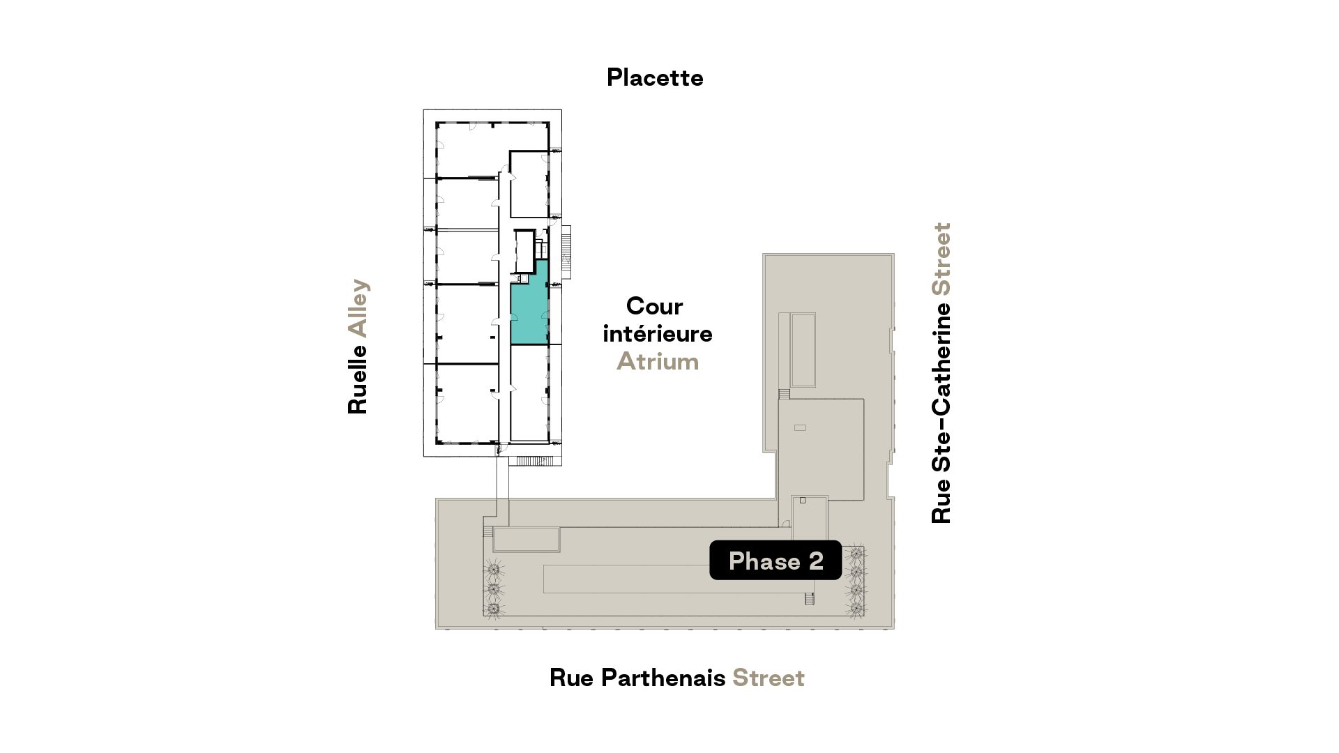 Prével's Esplanade Cartier B6 model unit floorplan