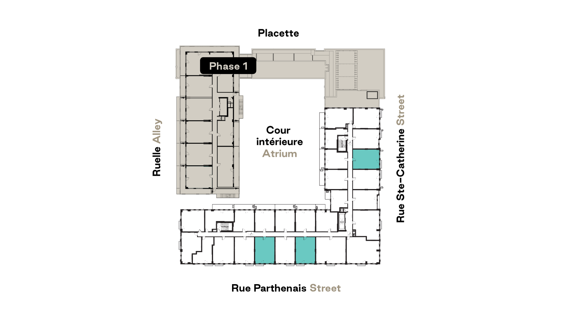 Prével's Esplanade Cartier C11A model unit floorplan