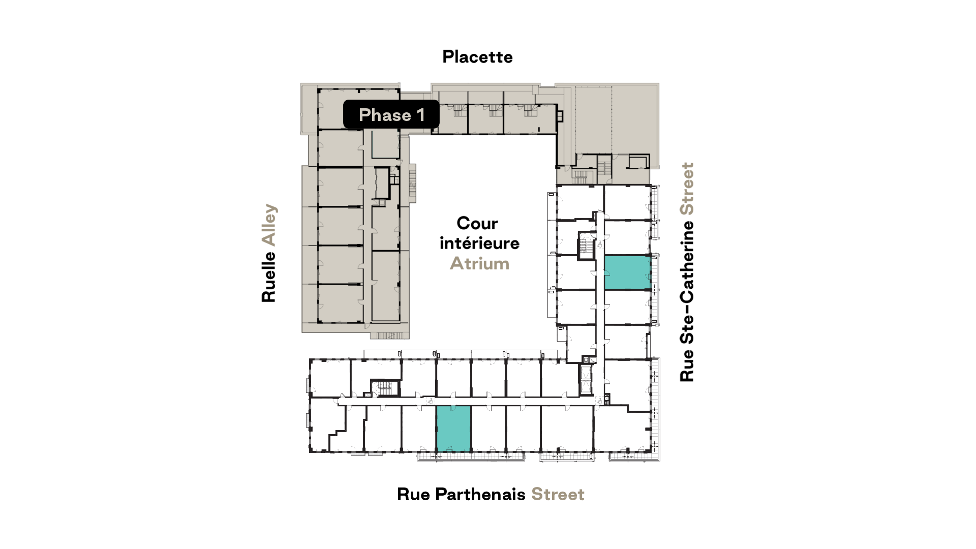 Prével's Esplanade Cartier C11B model unit floorplan