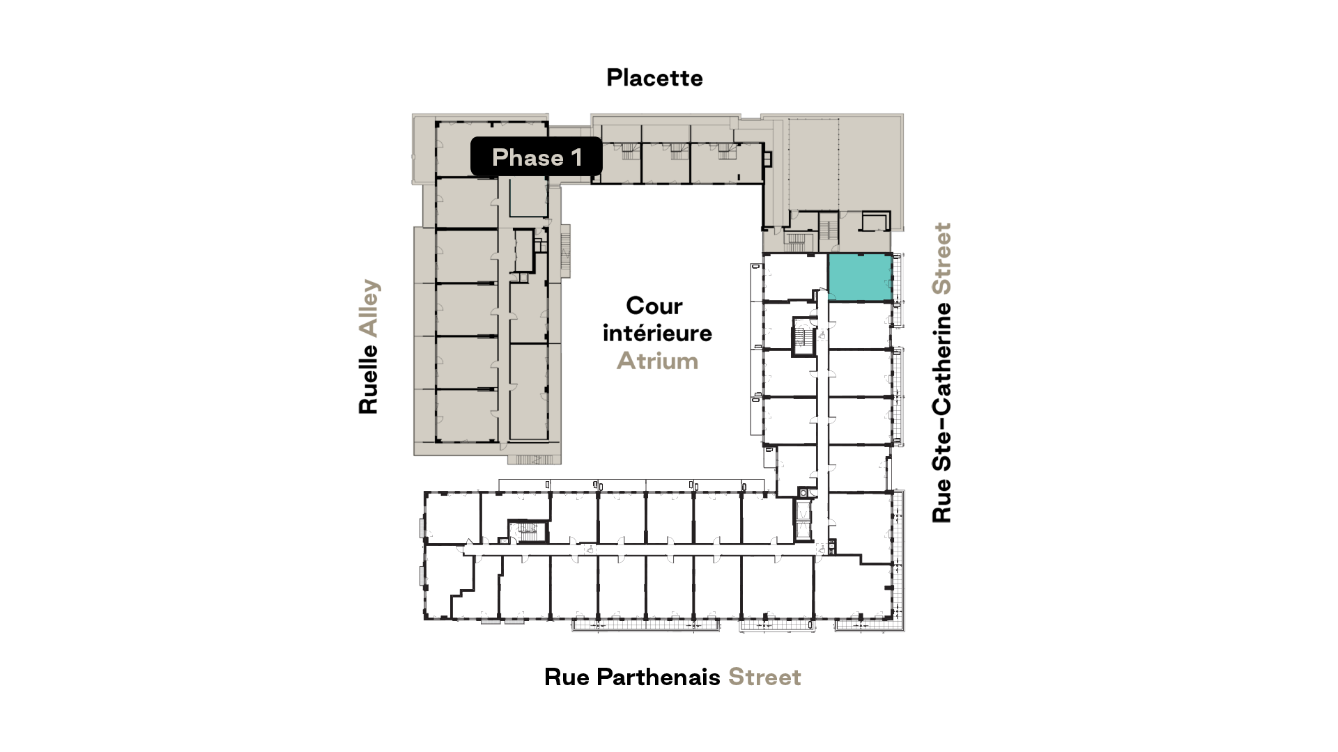 Prével's Esplanade Cartier C14 model unit floorplan