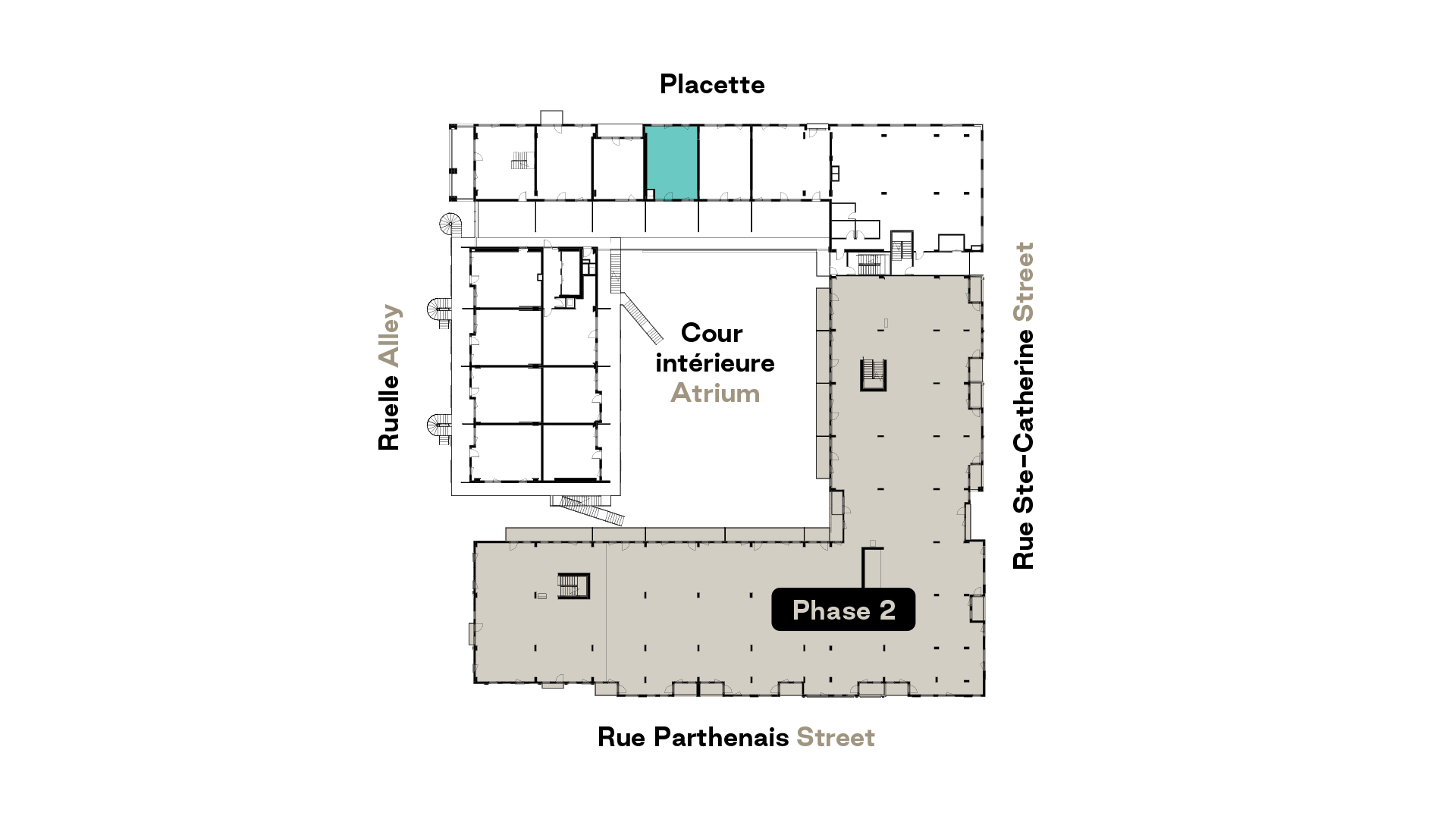 Prével's Esplanade Cartier C2 model unit floor plan