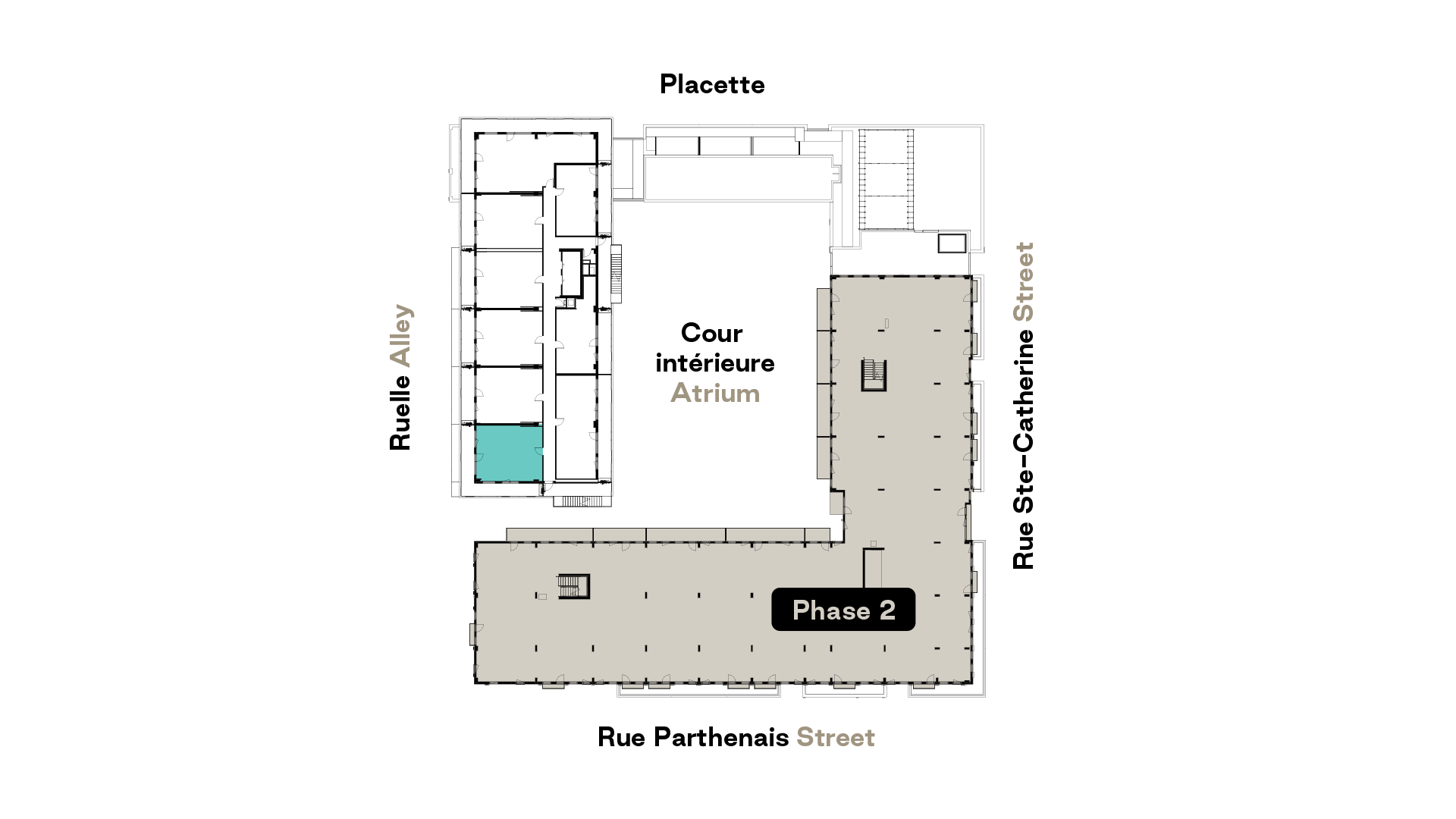Prével's Esplanade Cartier C5A model unit floor plan