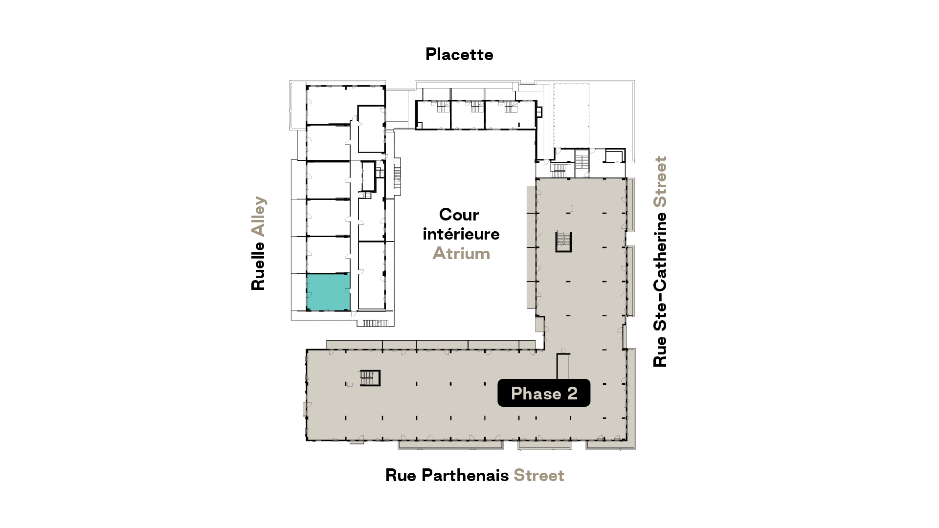 Prével's Esplanade Cartier C5B model unit floor plan