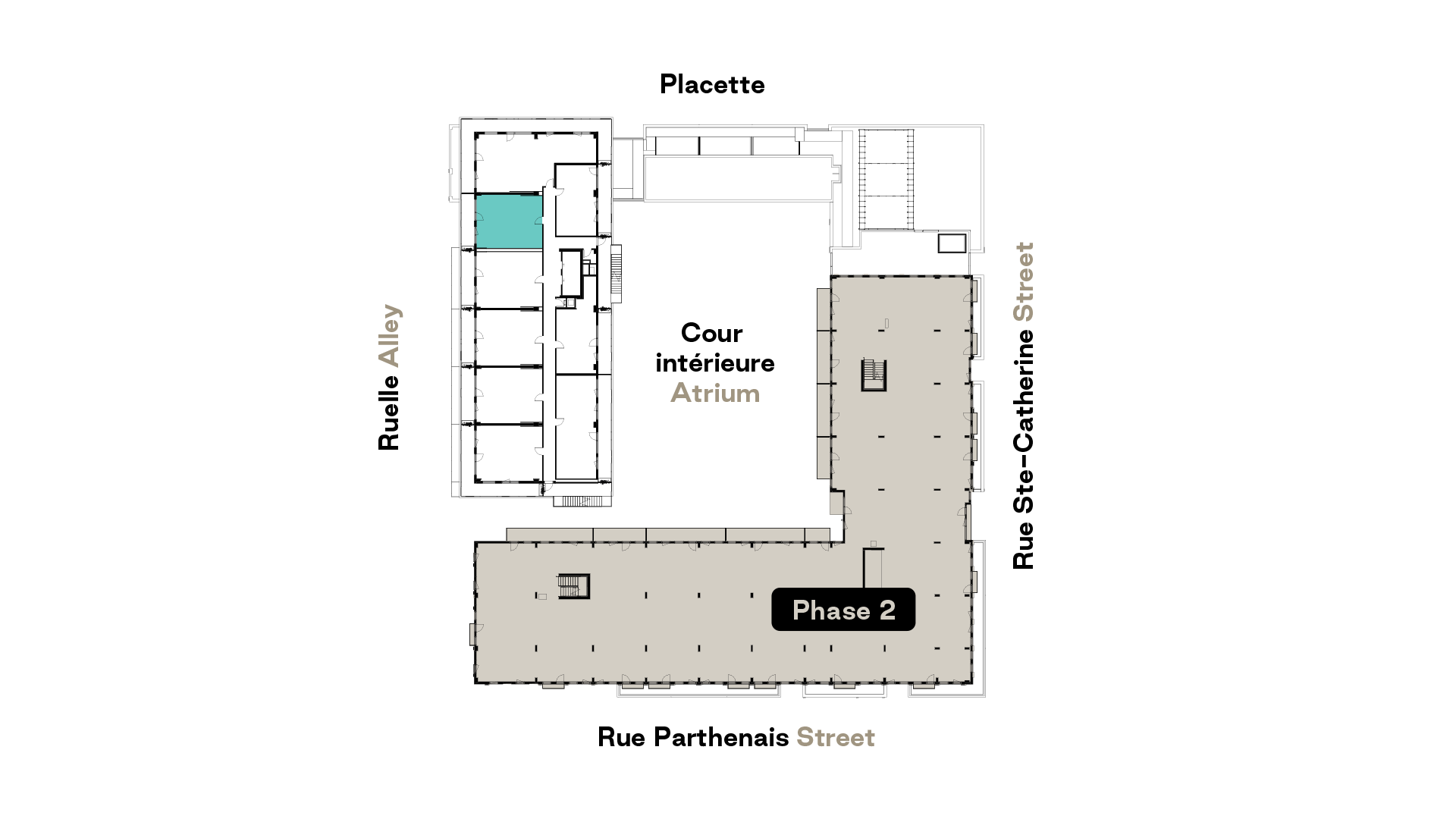 Prével's Esplanade Cartier C7A model unit floor plan