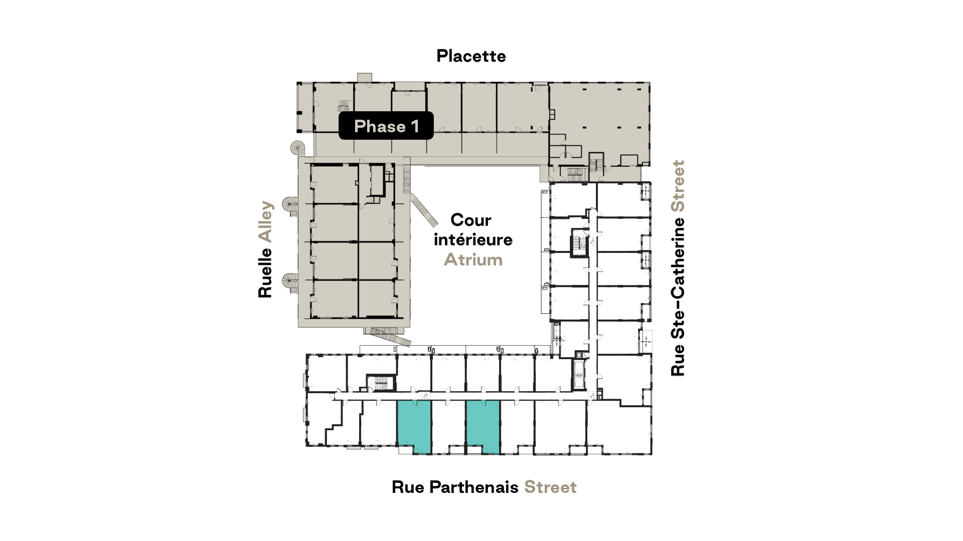 Prével's Esplanade Cartier D11 model unit floorplan