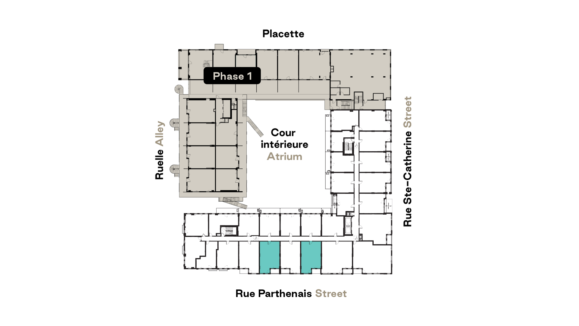 Prével's Esplanade Cartier D11 Inv model unit floorplan