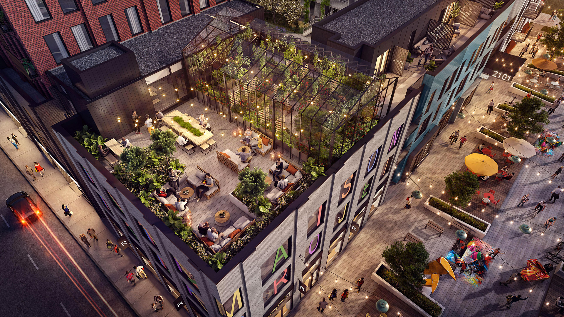 Esplanade Cartier - Mixité d'usages par Prével