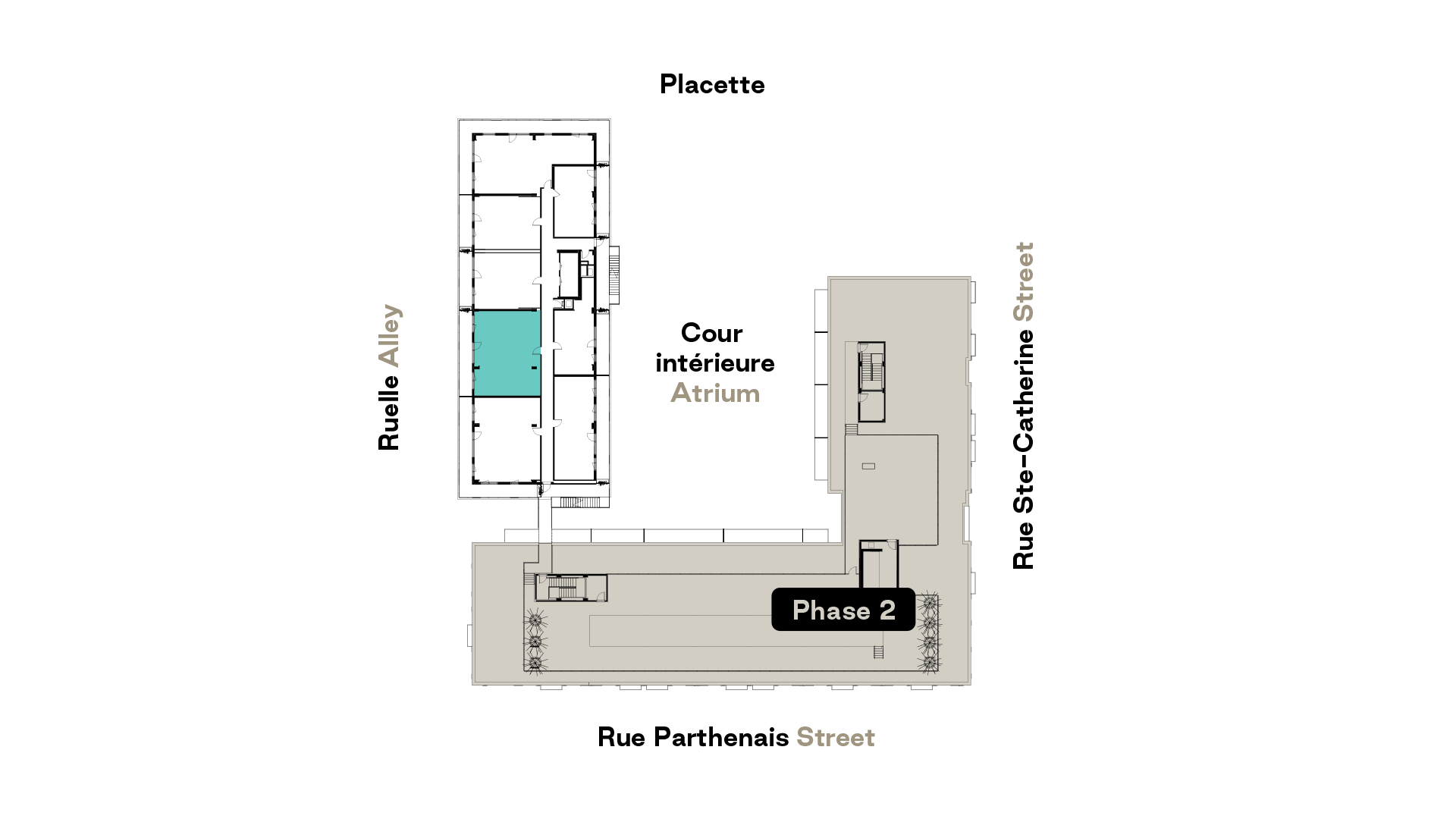 Prével's Esplanade Cartier F1 model unit floor plan