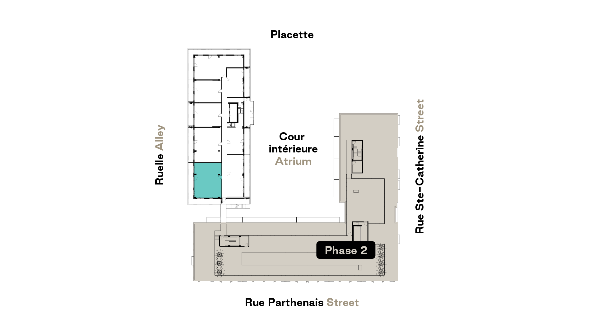 Prével's Esplanade Cartier F2 model unit floor plan