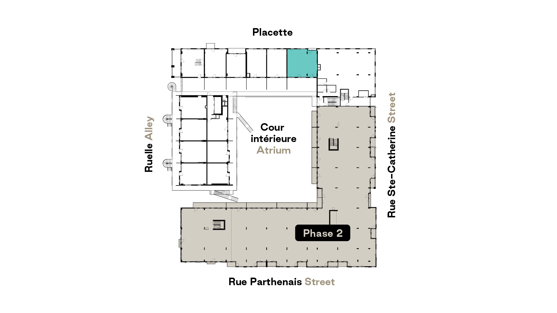 Prével's Esplanade Cartier F3 model unit floor plan