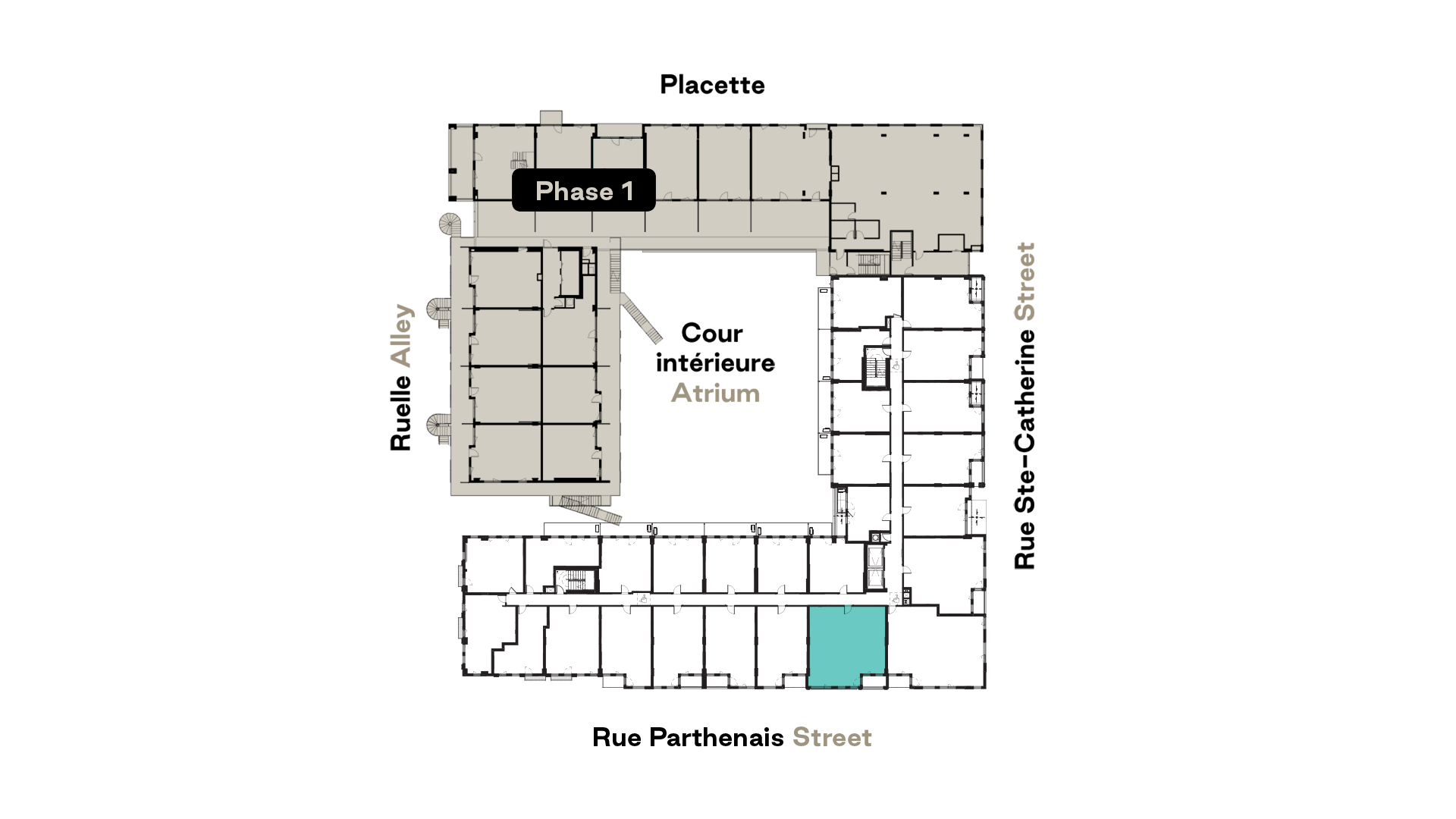 Prével's Esplanade Cartier G11 model unit floorplan