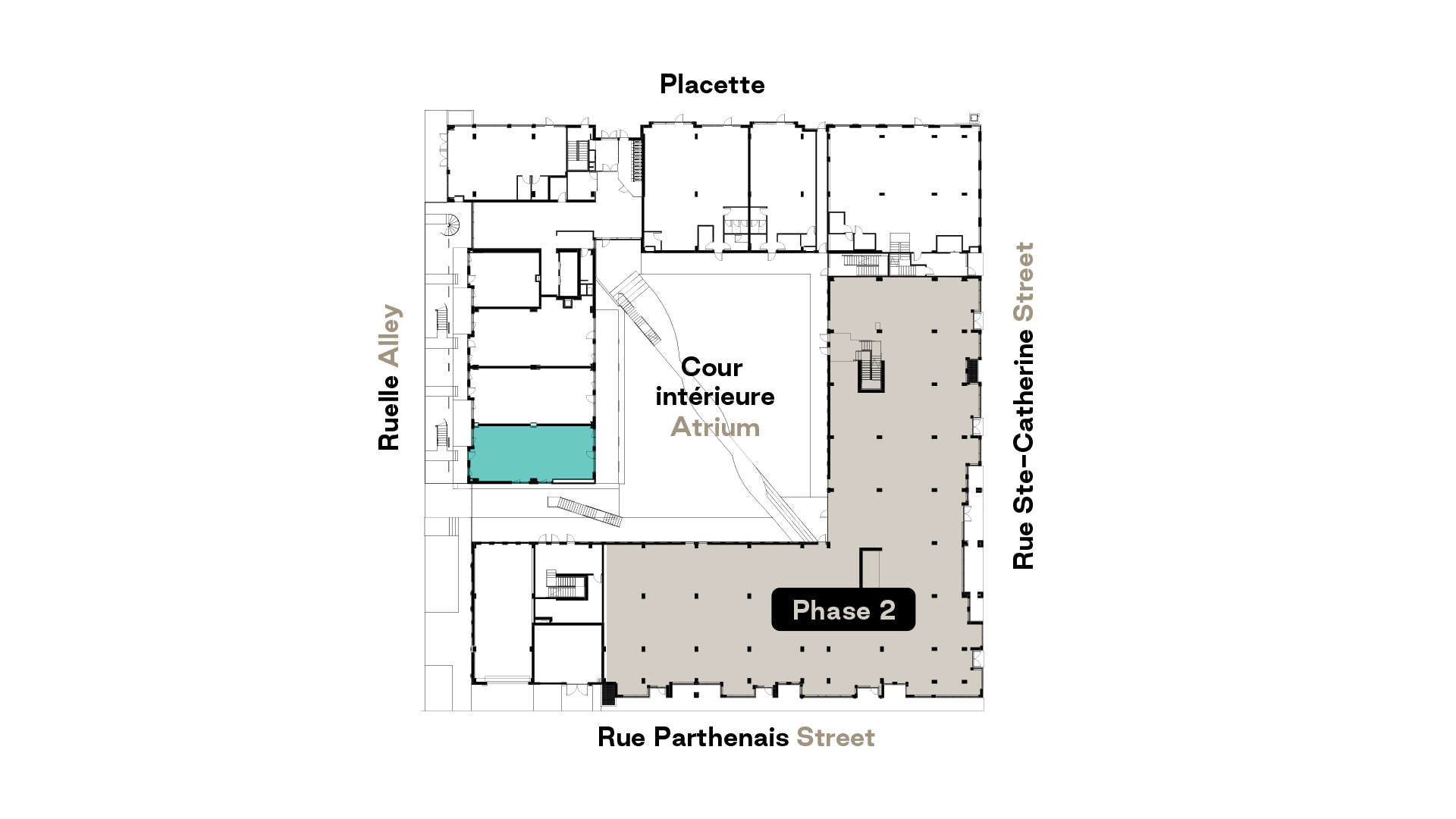 Prével's Esplanade Cartier H2 model unit floor plan