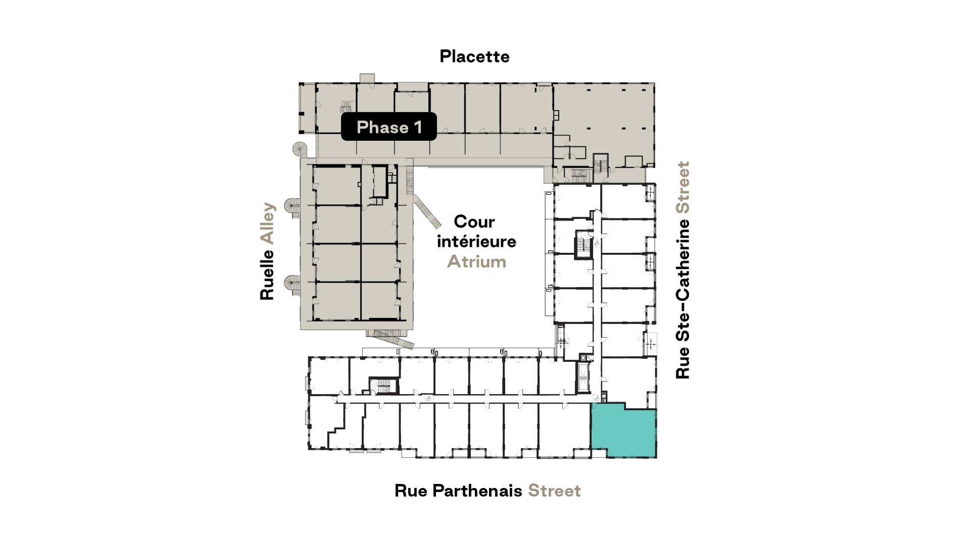Prével's Esplanade Cartier I11-ET2 model unit floorplan
