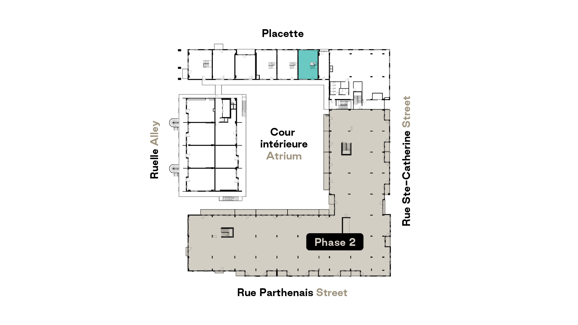 Prével's Esplanade Cartier I1 model unit floor plan