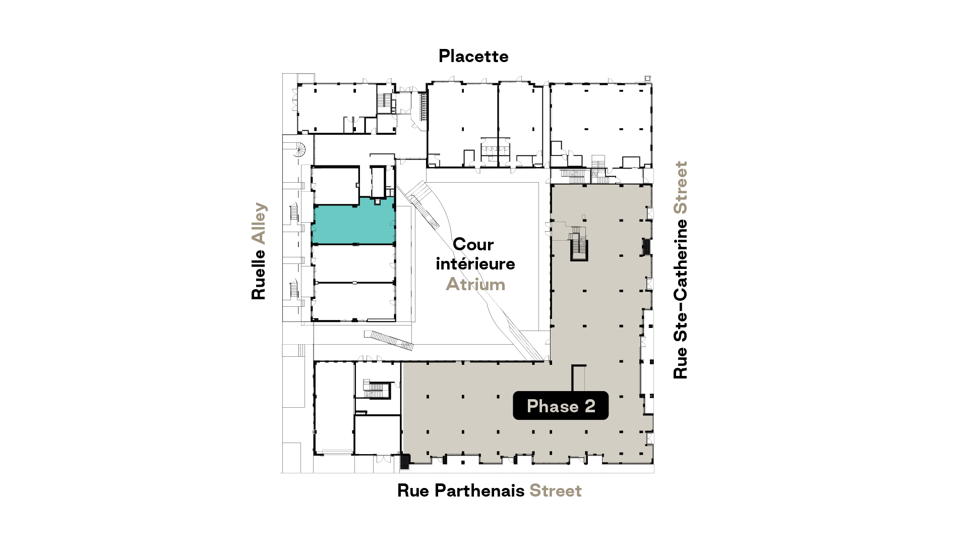 Prével's Esplanade Cartier I2 model unit floor plan